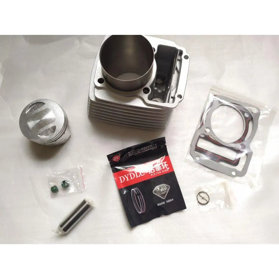 Engine Cylinder Kit Cylinder 70mm Piston Set For Zongshen CG300 18mm Pin-BeeSpareParts
