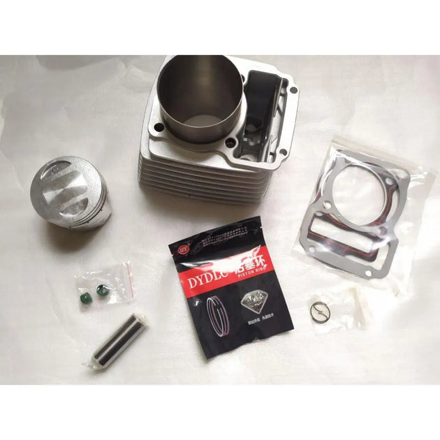 Engine Cylinder Kit Cylinder 70mm Piston Set For Zongshen CG300 18mm Pin-BeeSpareParts