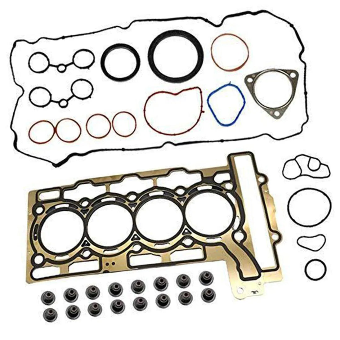 Engine Overhaul Gasket Seals Kit for Mini Cooper Clubman R55 R56 N12 N16 1.6L Naturally Aspirated-BeeSpareParts