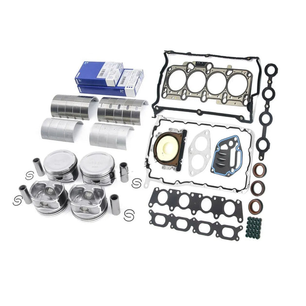 Engine Pistons Rings Rebuild Set for VW Jetta Beetle Golf GTI 1.8 Turbo AWP AWM BKF-BeeSpareParts