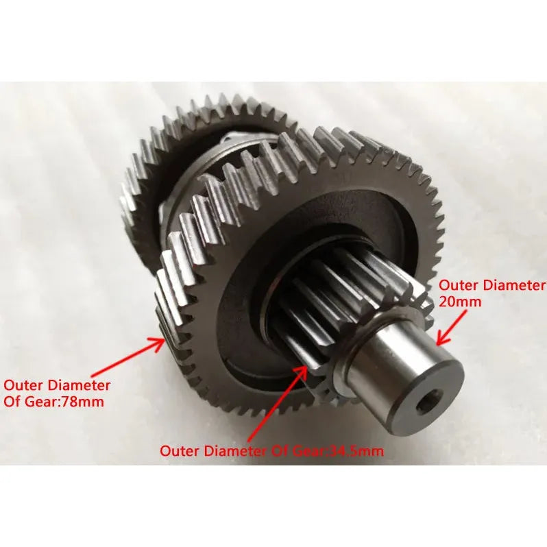 Engine Reverse intermediate shaft For Loncin ATV200-M 200-AU ATV200 LC162FMK LX200M 200cc LX200AU-BeeSpareParts