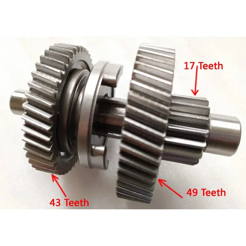 Engine Reverse intermediate shaft For Loncin ATV200-M 200-AU ATV200 LC162FMK LX200M 200cc LX200AU-BeeSpareParts