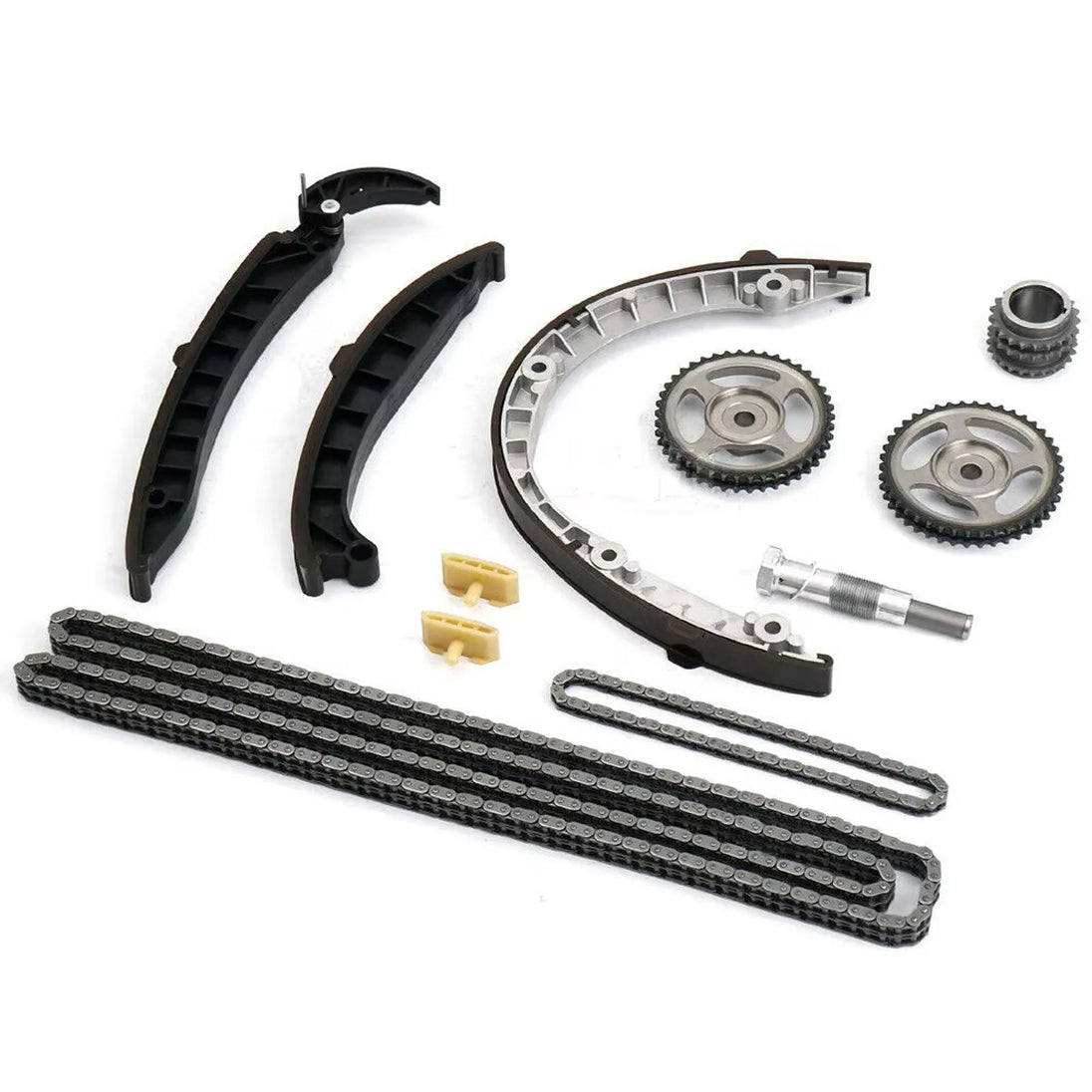 Engine Timing Chain Tensioner Kit for Porsche Panamera Cayenne S Turbo 4.8L M48-BeeSpareParts