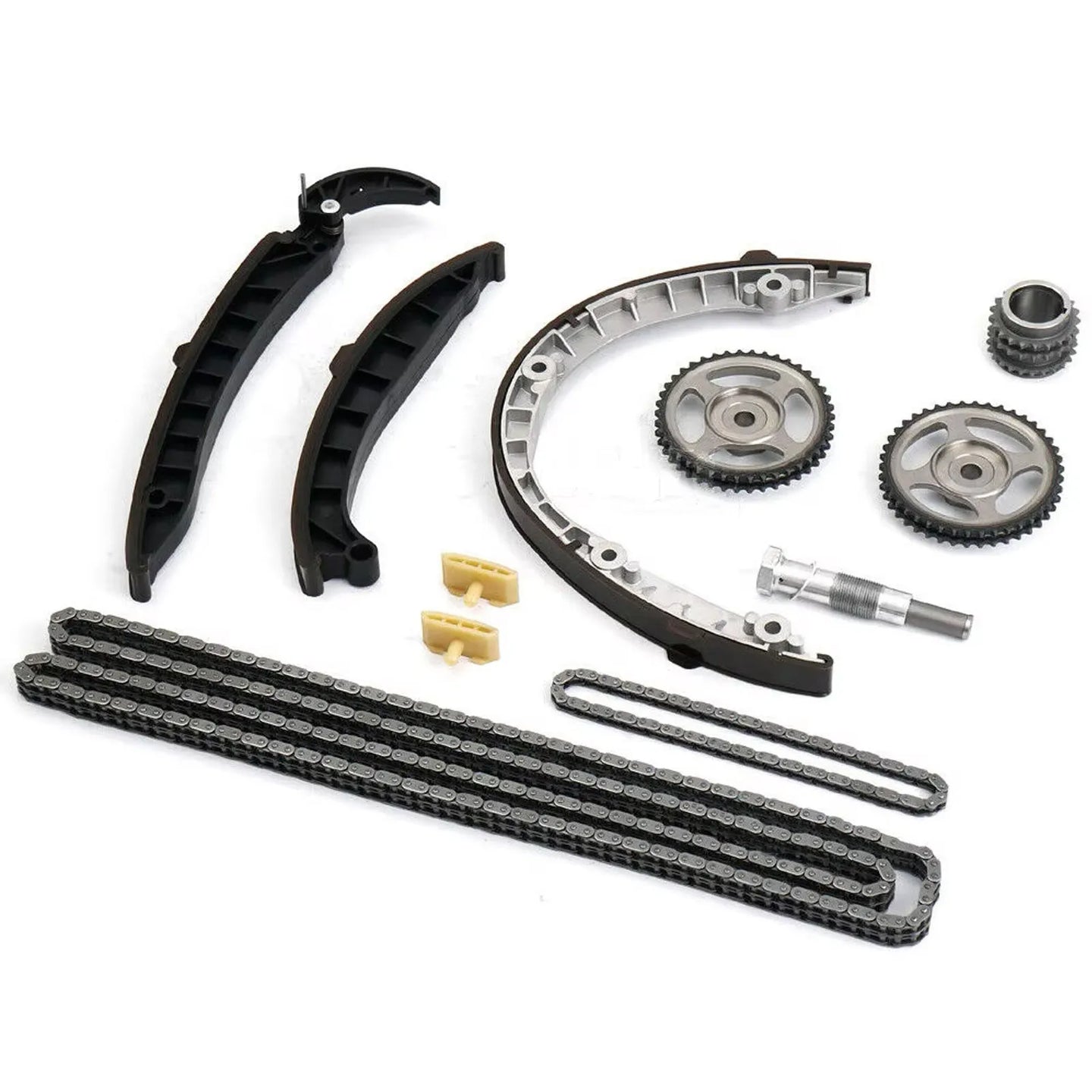 Engine Timing Chain Tensioner Kit for Porsche Panamera Cayenne S Turbo 4.8L M48-BeeSpareParts