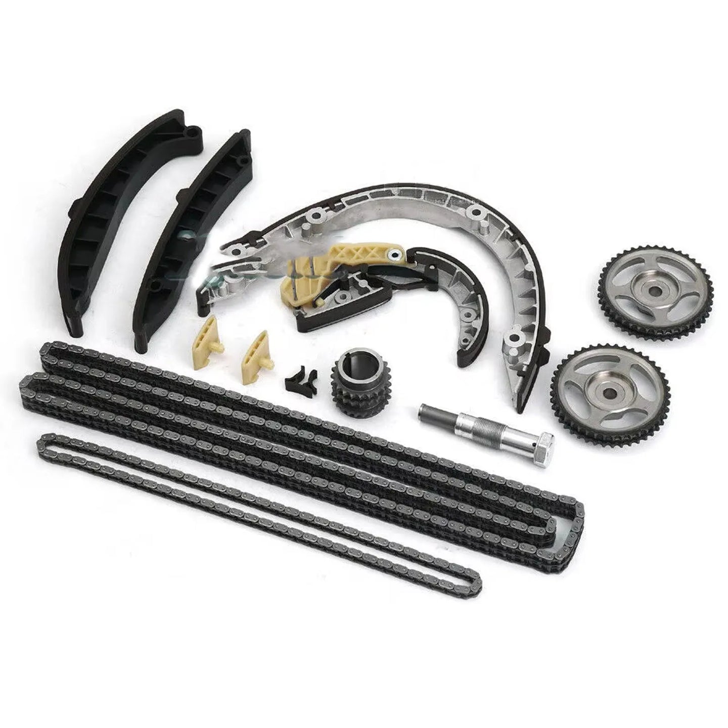 Engine Timing Chain Tensioner Slides Kit for Porsche Cayenne Panamera Macan S 3.0T 3.6T-BeeSpareParts