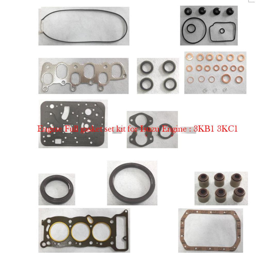 Engine Full gasket set kit for Isuzu Engine : 3KB1 3KC1-Replacement Aftermarket Parts