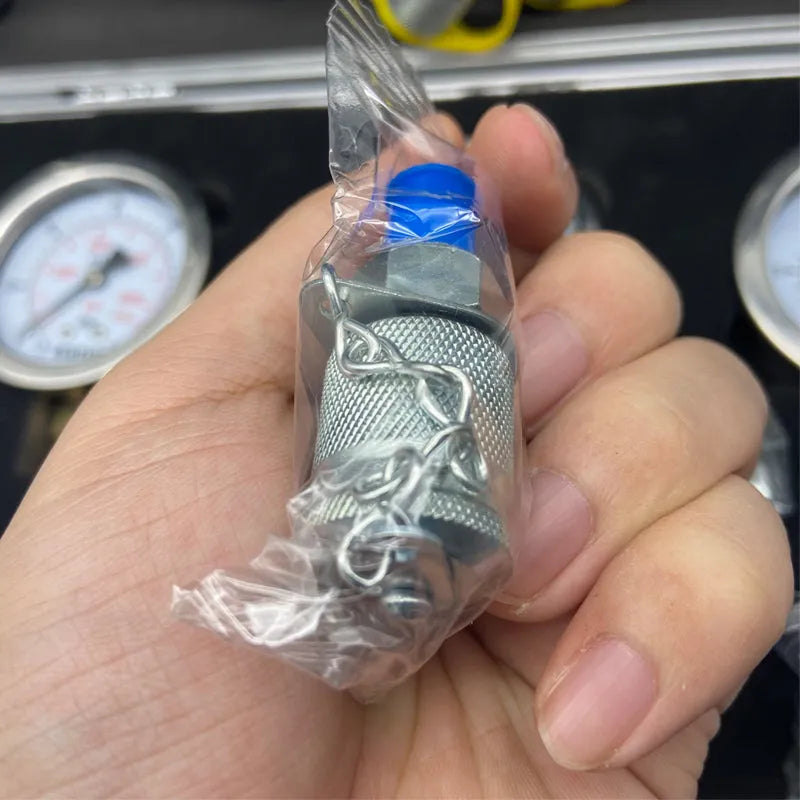 Excavator High precision hydraulic oil pressure gauge Hydraulic repair box set Excavator pilot pump detection instrument-BeeSpareParts