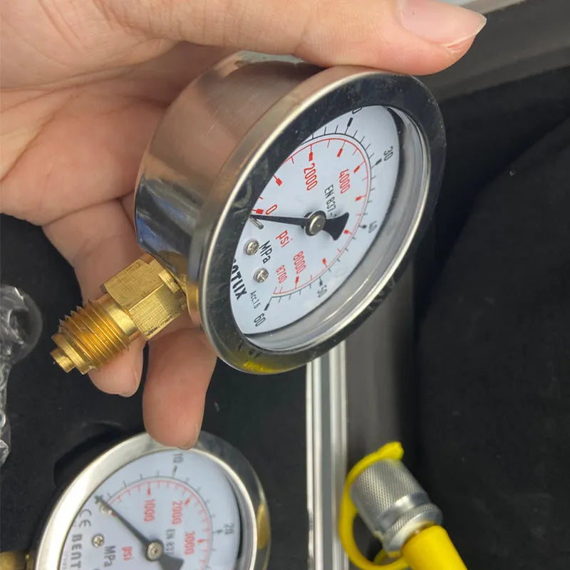 Excavator High precision hydraulic oil pressure gauge Hydraulic repair box set Excavator pilot pump detection instrument-BeeSpareParts