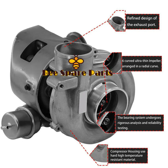 FOR Chevy GMC GM5 GM8 Pickup Truck 6.5L Diesel Turbo Turbocharger 12552738-BeeSpareParts