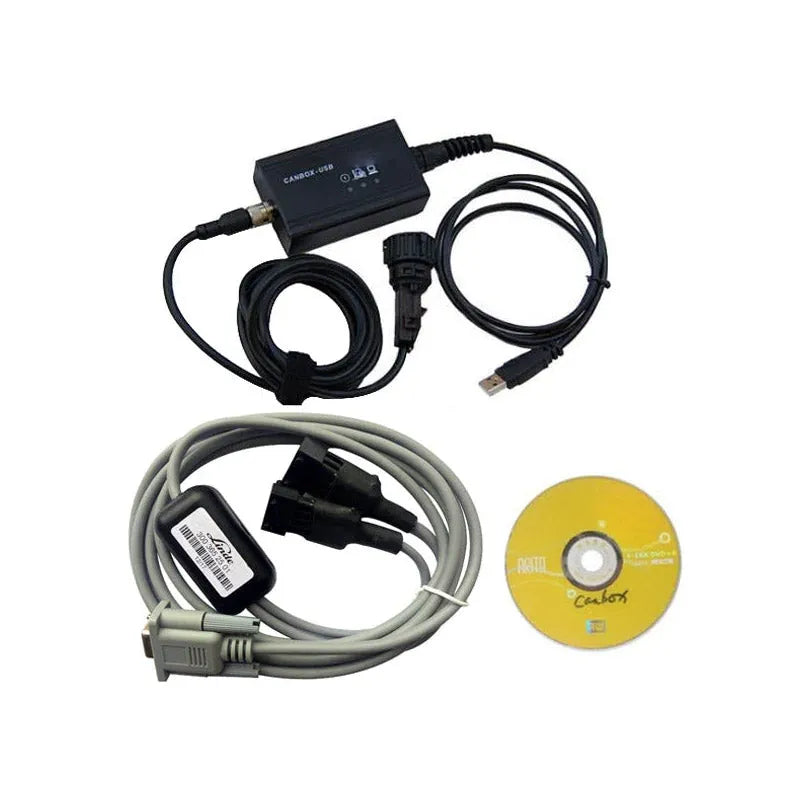 Fits Linde forklift truck full set of diagnostic tool CanBox + TruckDoctor cable + PathFinder + Truck Doctor Diagnose program-BeeSpareParts