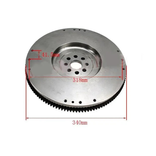 Forklift Parts 4JG2/493 Flywheel Assy 8-97107-954-2 E24C1-60201-BeeSpareParts