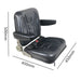 Forklift Seat With Armrest and Safety Belt For Forklift Truck,Tractor,Skid Loader-BeeSpareParts