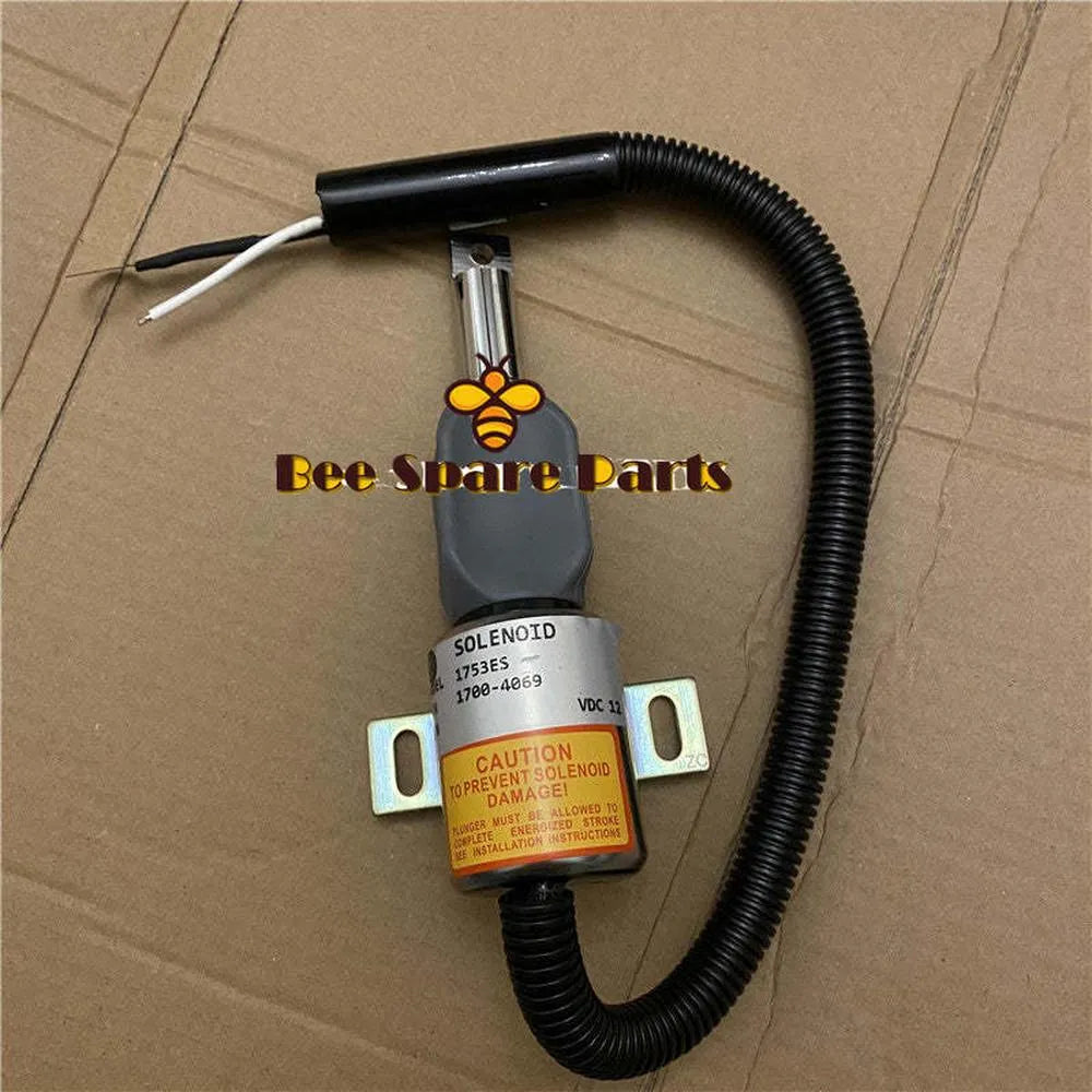 Fuel Stop Solenoid Valve Fits for Woodward 1753ES 1700-4069 12V-BeeSpareParts