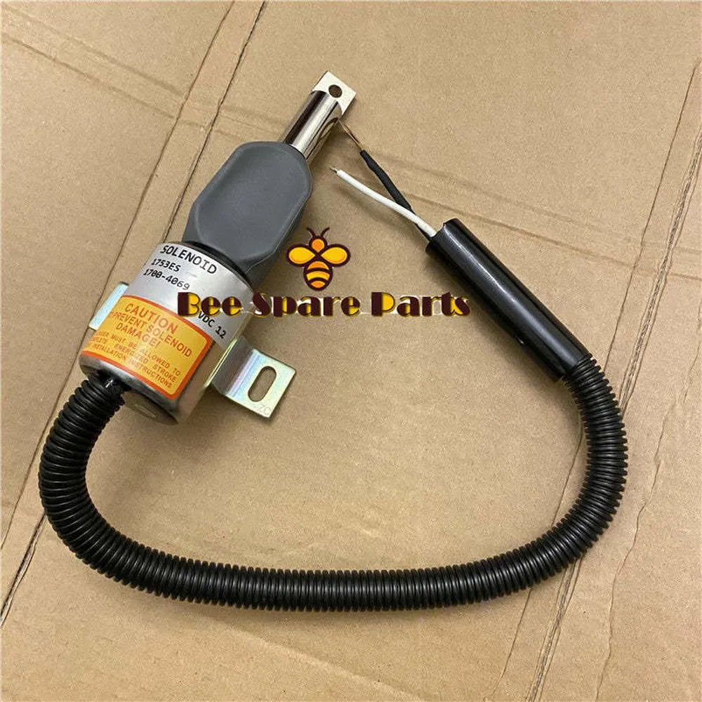 Fuel Stop Solenoid Valve Fits for Woodward 1753ES 1700-4069 12V-BeeSpareParts