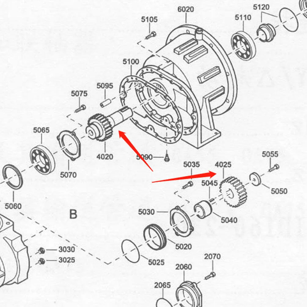 Gear Set 1202818400 1202818500 Suitable for Atlas Copco Compressor Gearwheel-BeeSpareParts