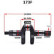 Generator 178F 186FA 188F 192F Taper Crankshaft Assembly 3/5KW 8kw Central Shaft-BeeSpareParts