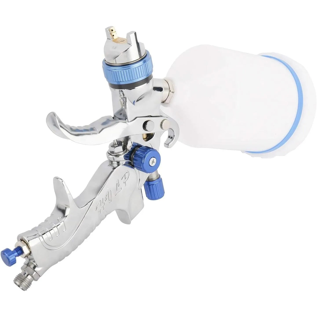 HVLP Gravity Feed Air Spray Gun with 3 Nozzles 1.4mm 1.7mm 2.0mm, Air Paint Kits with 600cc Cup for Car/Home Domestic/Industrial Primer, Furniture Surface Painting, Coatings Spraying-BeeSpareParts