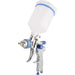 HVLP Gravity Feed Air Spray Gun with 3 Nozzles 1.4mm 1.7mm 2.0mm, Air Paint Kits with 600cc Cup for Car/Home Domestic/Industrial Primer, Furniture Surface Painting, Coatings Spraying-BeeSpareParts