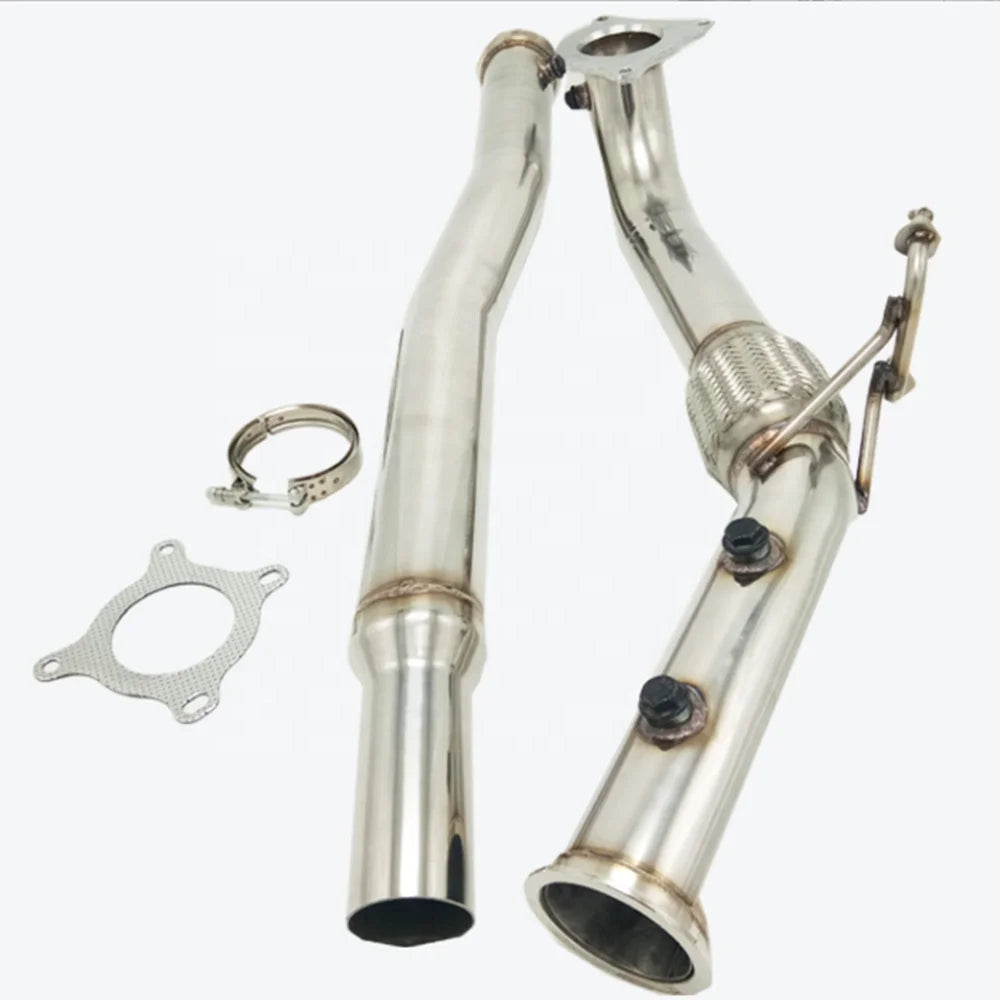 High Performance Car Exhaust Pipe Modification for 2012-2013 Volkswagen Golf MK5 MK6 FSI K04 GTI CC Inches Stainless Steel-BeeSpareParts