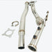 High Performance Car Exhaust Pipe Modification for 2012-2013 Volkswagen Golf MK5 MK6 FSI K04 GTI CC Inches Stainless Steel-BeeSpareParts