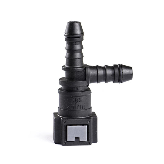 100PCS High Quality Automotive Fuel Line 7.89 ID6 F-Type 180 degree straight Coupling Female Quick Connector