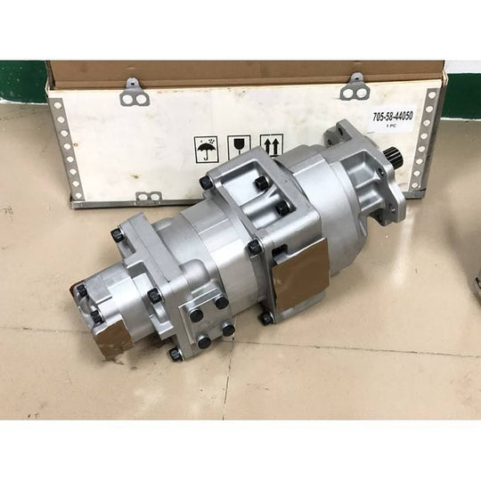 Hydraulic Pump 705-58-44050 compatible with Komatsu Bulldozers D375A-3 D375A-3A D375A-3A-01 D375A-3-01 D375A-5 D375A-3D D375A-5D
