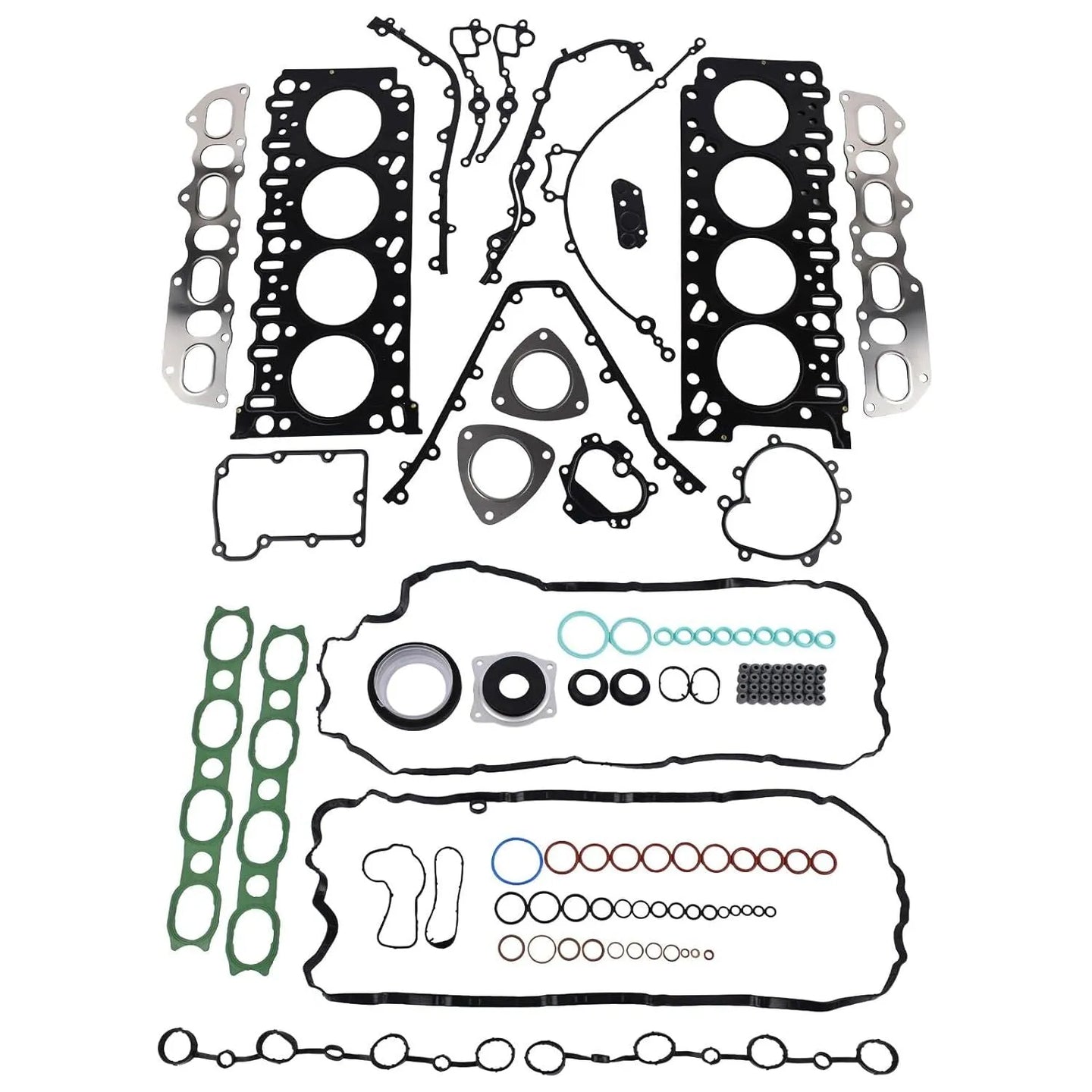 M48.50 4.5L Engine Overhaul Rebuild Kit For Porsche Cayenne Turbo S 955 9PA V8-BeeSpareParts