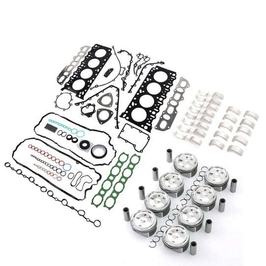 M48.50 4.5L Engine Overhaul Rebuild Kit For Porsche Cayenne Turbo S 955 9PA V8-BeeSpareParts