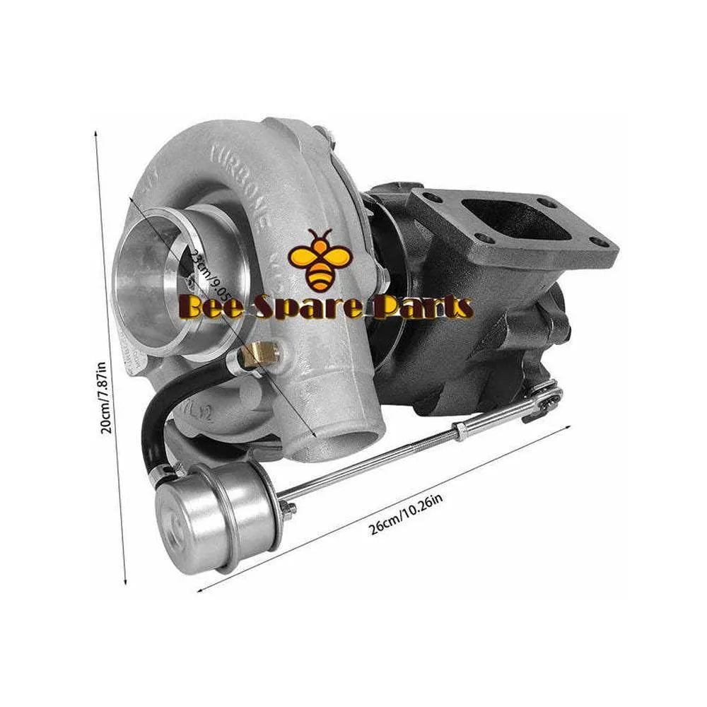 NEW T3/t4 T04e V-band Turbocharger Turbo .63 A/r W/ Internal Wastegate Universal-BeeSpareParts