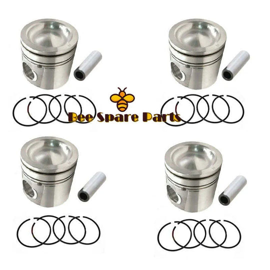 New 4 Sets STD Piston Kit With Ring 5336107 Fit For Cummins QSB QSB6.7 Engine 107MM-商业/工业-BeeSpareParts