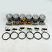 New 6 Sets STD Piston Kit With Ring 3907163 Fit For Cummins 4BT3.9 6BT5.9 Engine 102MM-商业/工业-BeeSpareParts
