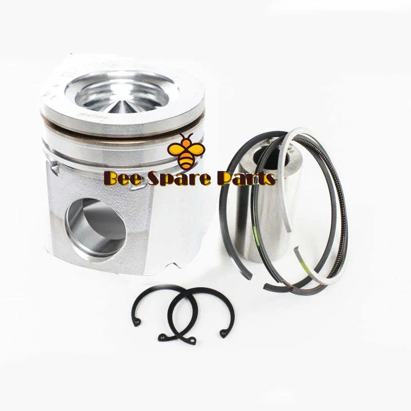New 6 Sets STD Piston Kit With Ring 3919565 Fit For Cummins 6CT 8.3 Engine 114MM 240HP-商业/工业-BeeSpareParts