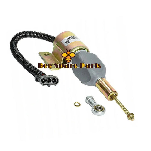 New Fuel Shut Off Solenoid for CUMMINS 3930658 3932529 3935431 SA475612 J932529-Solenoid & Solenoid Valve-BeeSpareParts