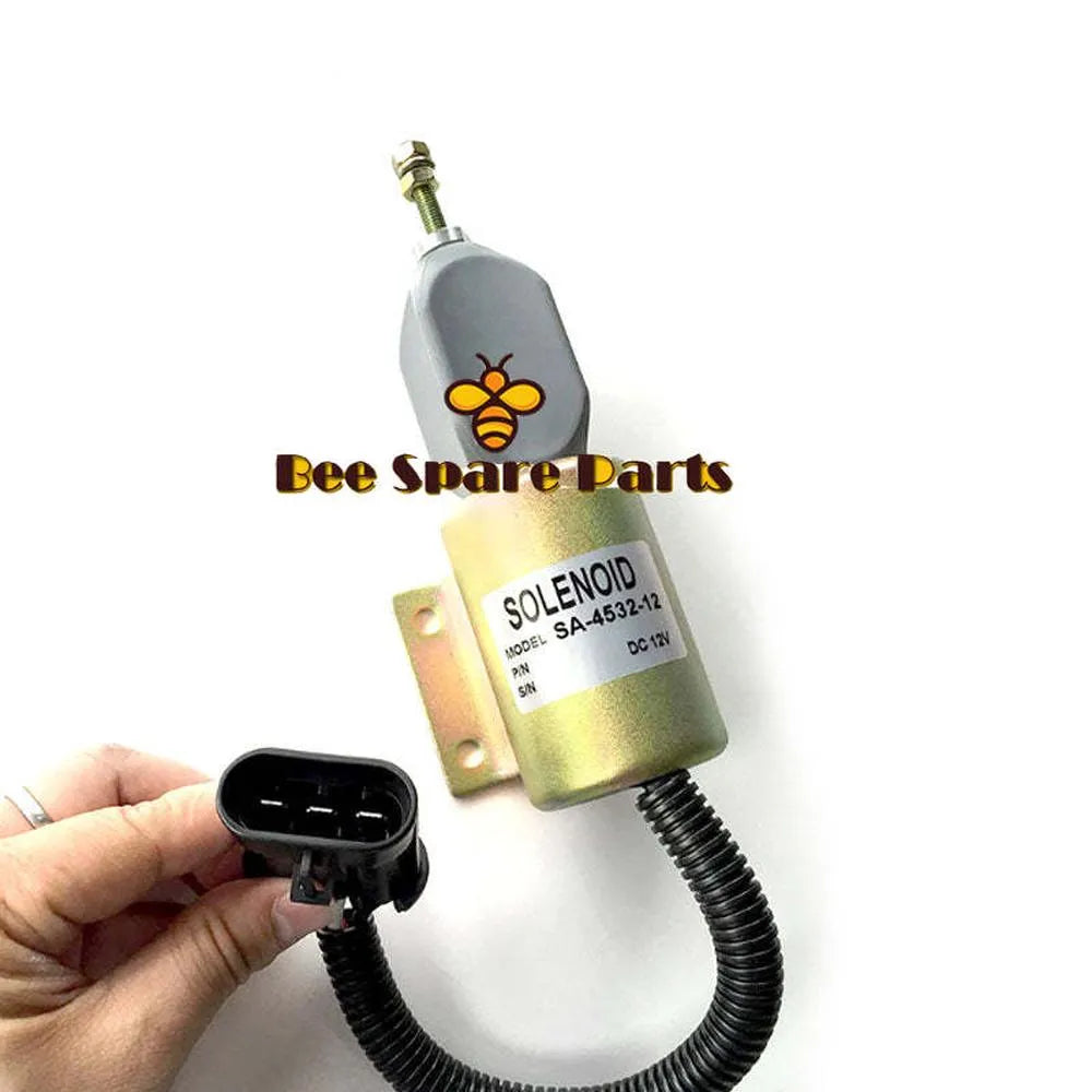New Fuel Shutoff Solenoid 59009134 SA-4532-12 Ingersoll DD-130 Compactor B5.9-C-BeeSpareParts
