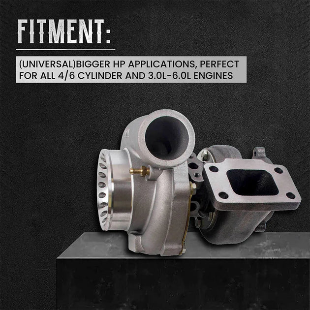 New GT3582 Turbo Anti Surge Com AR.70 AR.63 Water Cold For 2.5L-6.0L engine Turbocharger compressor Turbine-BeeSpareParts