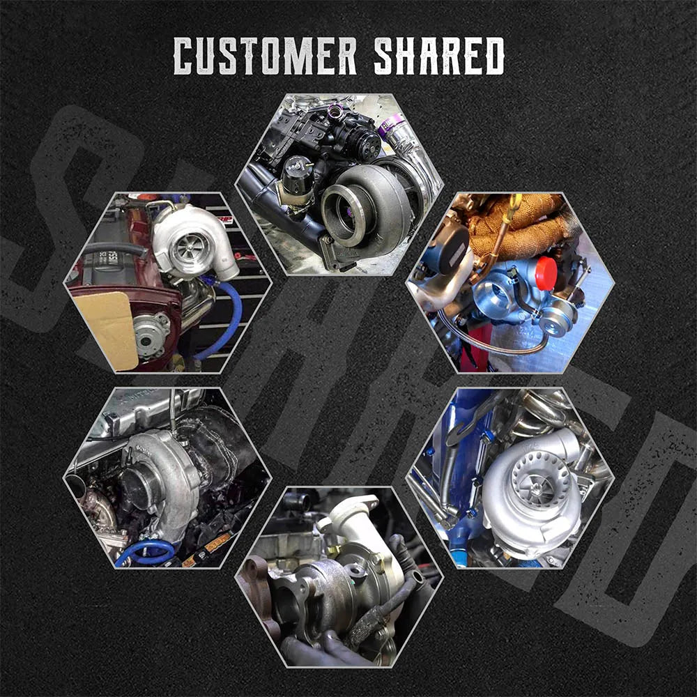 New GT3582 Turbo Anti Surge Com AR.70 AR.63 Water Cold For 2.5L-6.0L engine Turbocharger compressor Turbine-BeeSpareParts