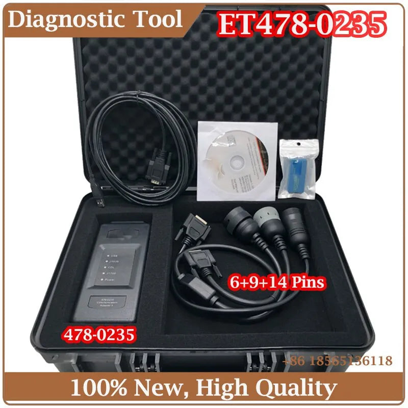 New Program ET3 ET4 317-7485 3177485 Communication Adapter Group Diagnostic Tool With 6+9+14 Pin Cable 478-0235 4780236-BeeSpareParts