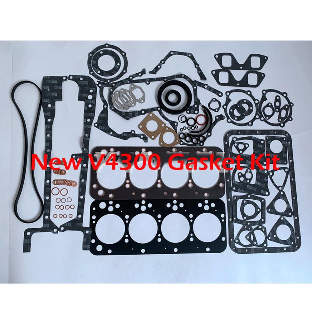 New V4300 Gasket Repair Kit For Kubota Engine-Replacement Aftermarket Parts