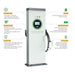 Outdoor Free Standing Ads Player 65 Inch Outdoor Digital Advertising Monitor Display On Dc Charging Pile-BeeSpareParts