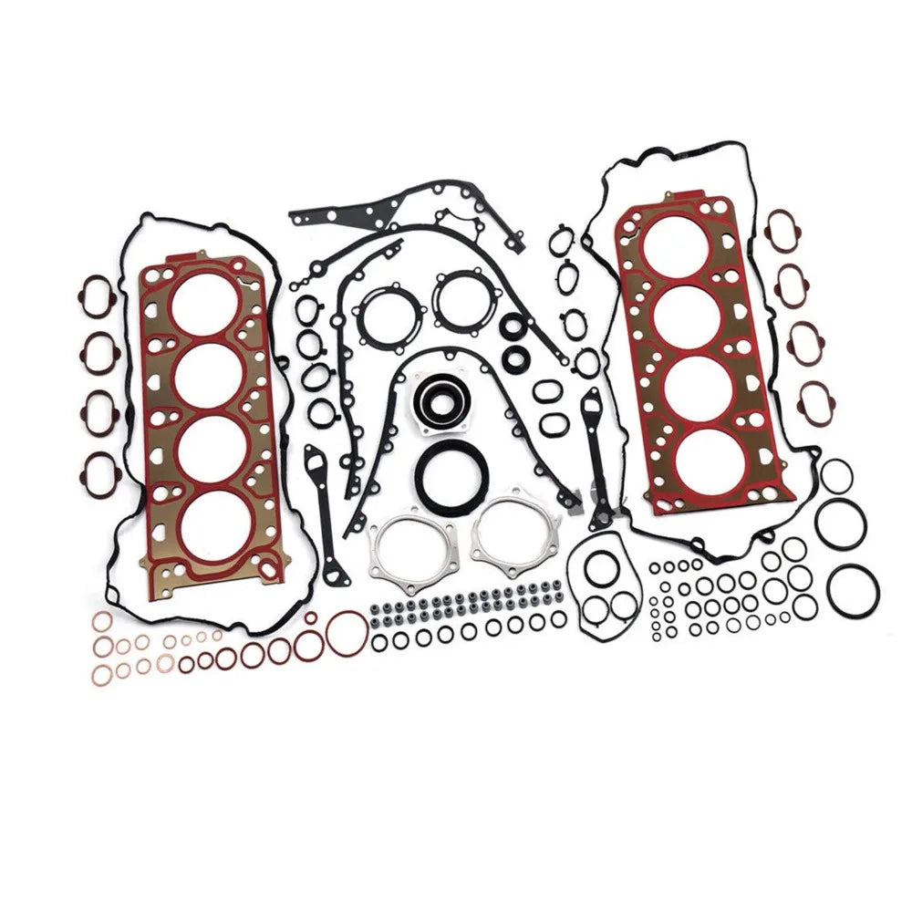 Overhaul Rebuild Gasket Seals Kit For Porsche Cayenne Panamera Turbo 4.8T V8-BeeSpareParts