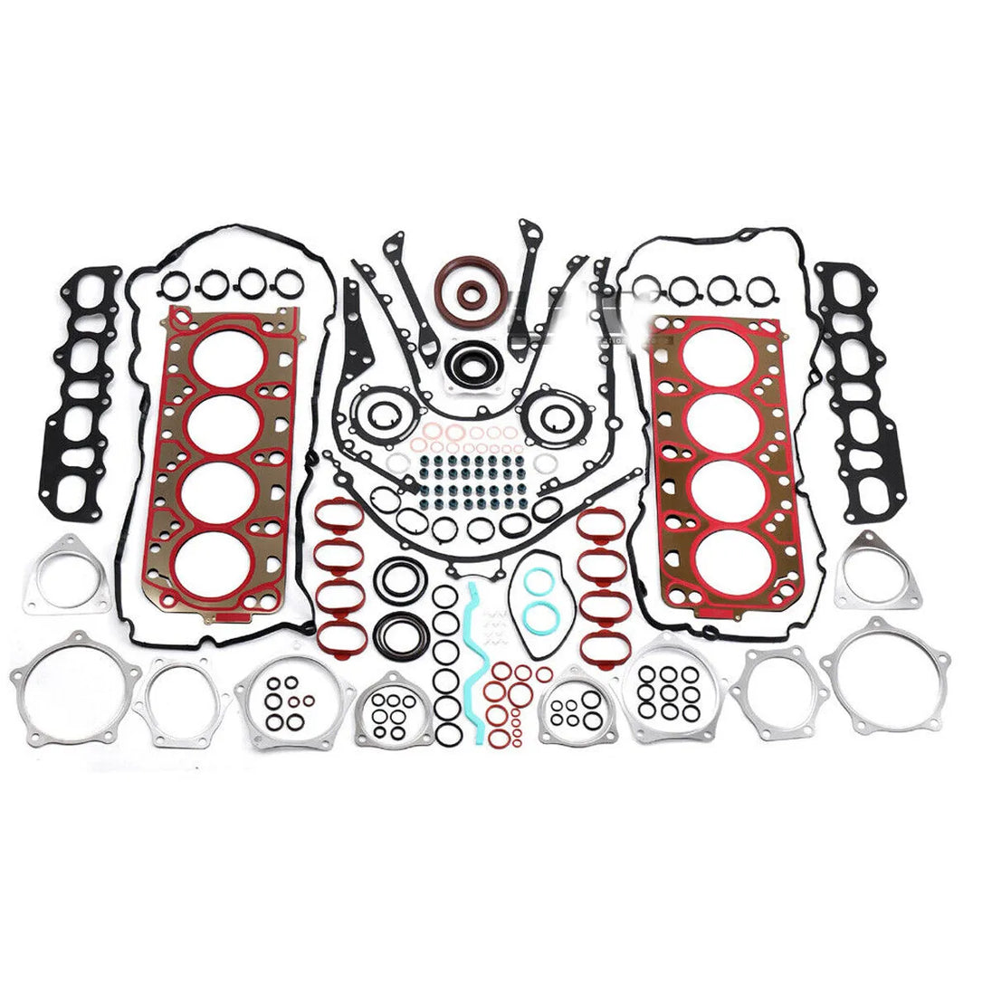 Overhaul Rebuild Gasket Seals Kit for Porsche Cayenne Panamera Turbo 4.8T V8 4806CC M48 MCF MCW-BeeSpareParts