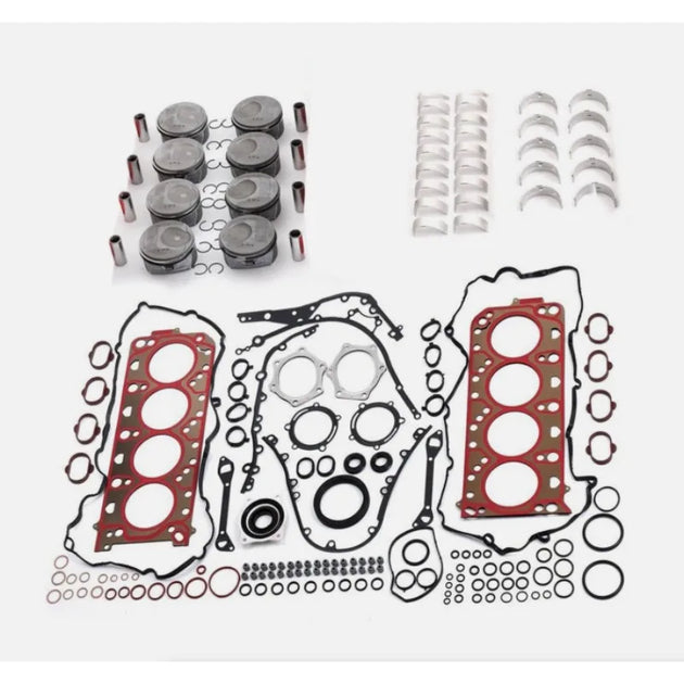 Overhaul Rebuild Piston Seals Kit For Porsche Cayenne Panamera Turbo 4.8T-BeeSpareParts