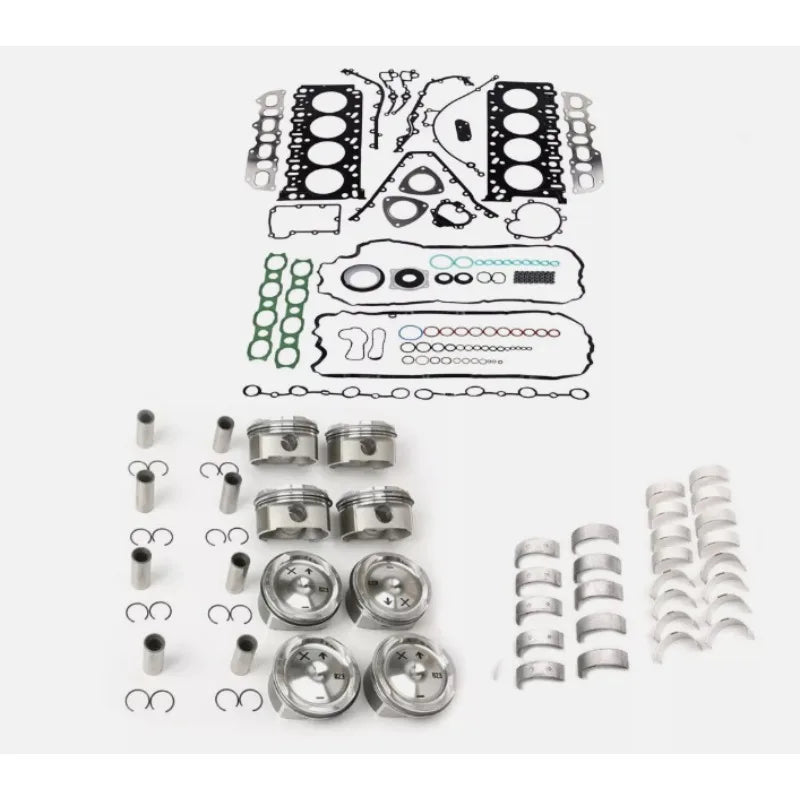 Overhaul Rebuild Pistons Bearings Seal Kit For Porsche Cayenne Turbo 4.5T Engine-BeeSpareParts
