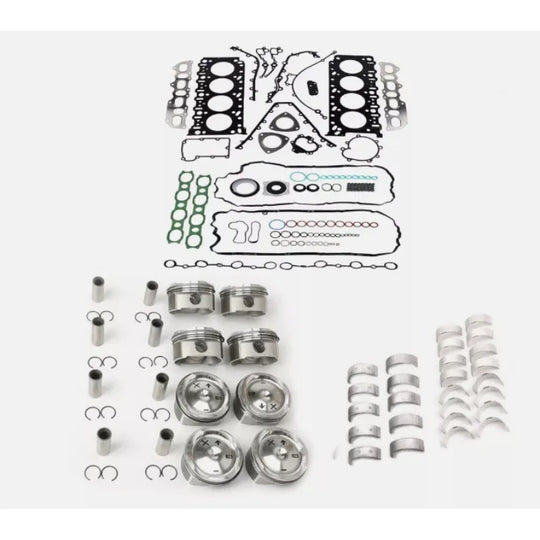 Overhaul Rebuild Pistons Gasket Kit For Porsche Cayenne S 4.5 V8 M48.00 Engine-BeeSpareParts