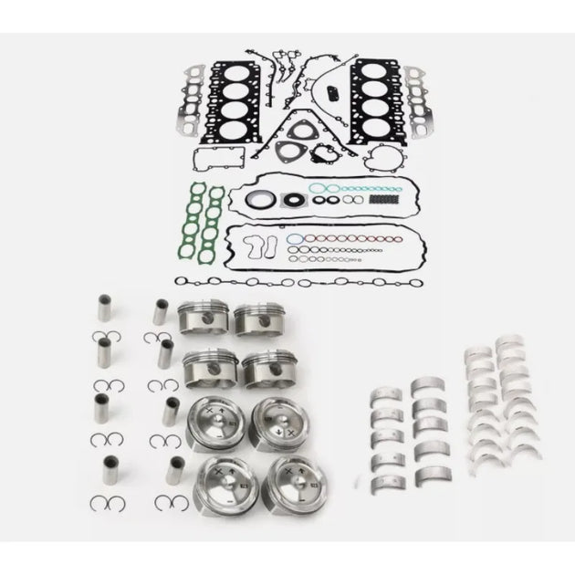 Overhaul Rebuild Pistons Gasket Kit For Porsche Cayenne S 4.5 V8 M48.00 Engine-BeeSpareParts