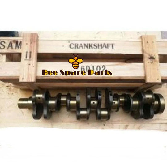PC200-6/7 6D102 Excavator Engine Crankshaft 3929037-Crankshaft-BeeSpareParts