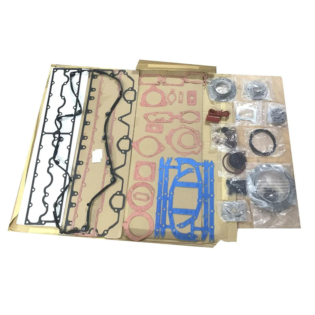 QSM11 Full Cylinder Head Gasket kit Upper & Lower Set 4089478 & 4089998 Compatible with Cummins-Gasket & Gasket Kit-BeeSpareParts