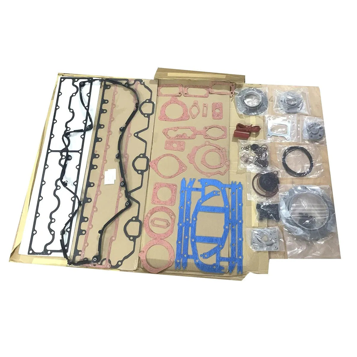 QSM11 Full Cylinder Head Gasket kit Upper & Lower Set 4089478 & 4089998 Compatible with Cummins-Gasket & Gasket Kit-BeeSpareParts