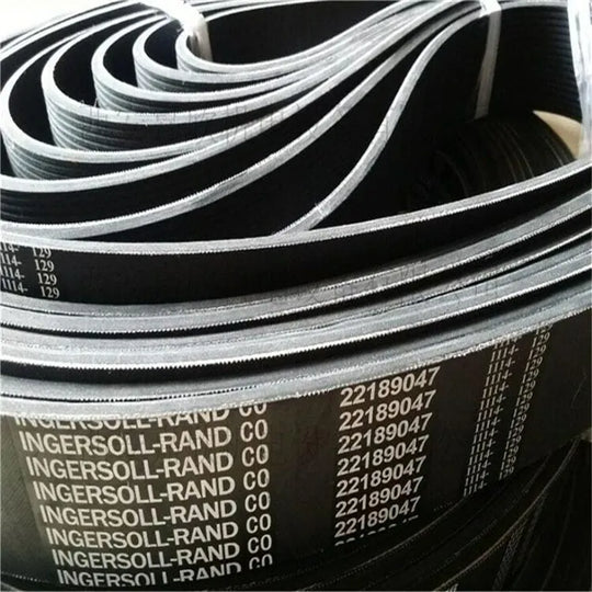 Ribbed V-Belt 24642027 for Ingersoll Rand Screw Air Compressor Coolant Resistant-BeeSpareParts