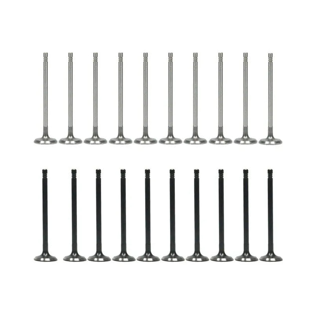 Set of 20 Intake Exhaust Valves for Volvo C30 S60 S70 V40 XC60 XC90 Stem-BeeSpareParts